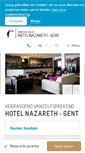 Mobile Screenshot of hotelnazareth.be